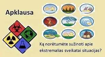 Ką norėtumėte sužinoti apie ekstremalias sveikatai situacijas?