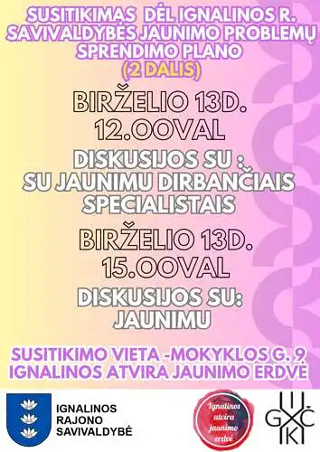 Susitikimas  dėl ignalinos r. savivaldybės jaunimo problemų sprendimo plano 2DALIS