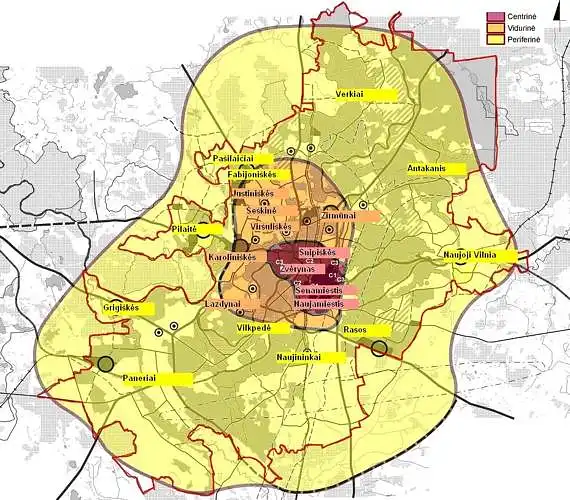 2.Kokioje miesto dalyje gyvenate?