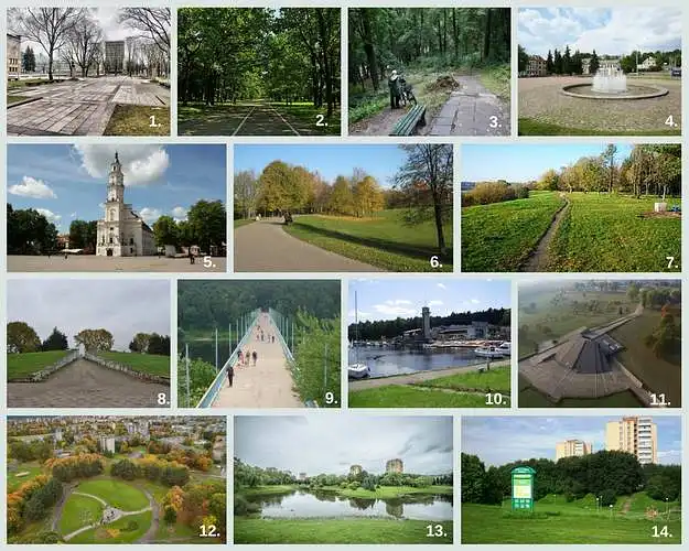 4. Dešimtbalėje skalėje įvertinkite kiekvienos iš viešųjų erdvių patrauklumą. (Kai 0 – visai nepatrauklu, 10 – labai patrauklu.)