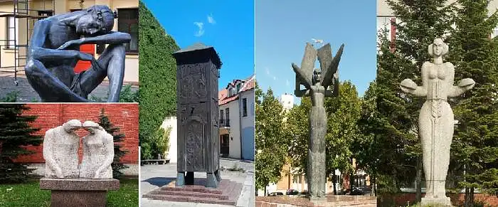 Pažymėkite, kurių skulptūrų nežinote, arba turite mažiausiai informacijos?
