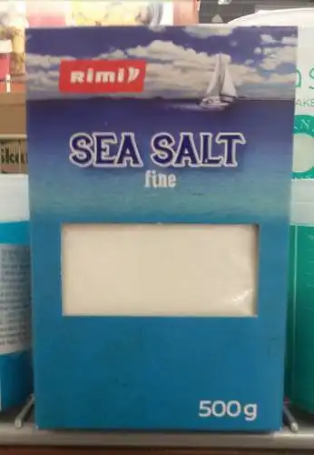 Smulki jūros druska RIMI 500G