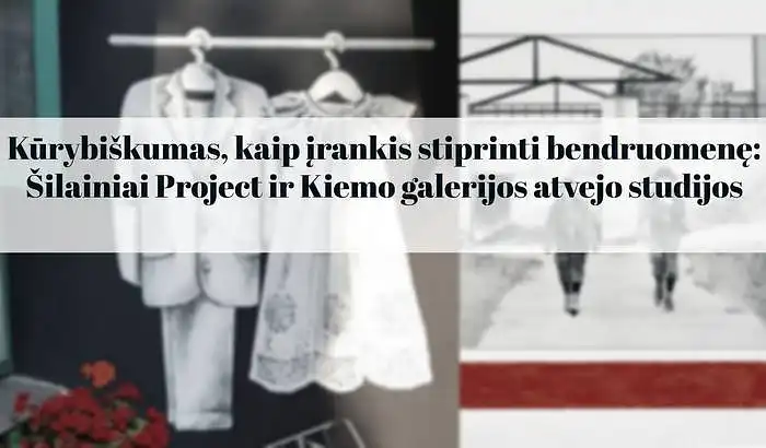 Kūrybiškumas, kaip įrankis stiprinti bendruomenę: Šilainiai Project ir Kiemo galerijos atvejo studijos 