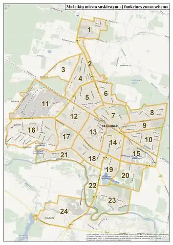 Kelionės į darbą pradžios adresas/funkcinės zonos numeris