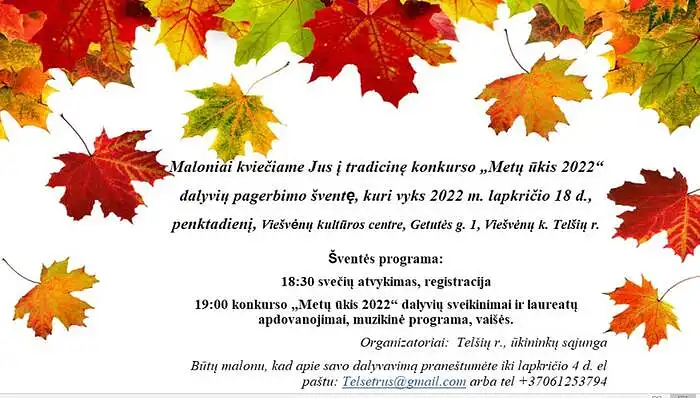 Šventė "Metų ūkis 2022" 