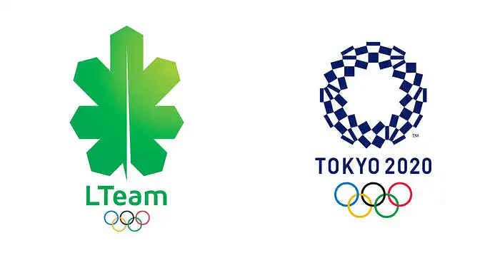 8. Įvertinkite, kaip pirmosios sportinės aprangos ikonografija ("LTeam" emblema, 2020 Tokijo Olimpinių žaidynių emblema) atlieka komunikacijos funkcijas