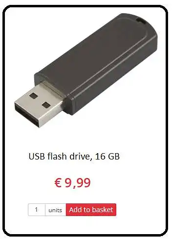 5.	Įsivaizduokite, kad naršote internetinėje parduotuvėje ir pastebite žemiau pateiktą USB raktą (atmintuką). Įvertinkite su šiuo atmintuku susijusius teiginius (kur 1 – visiškai nesutinku, 7- visiškai sutinku)