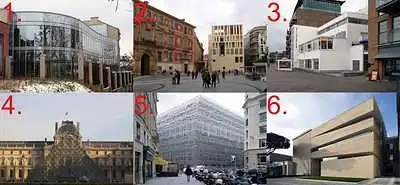 22. Kuris iš pateiktų architektūrinės raiškos pavyzdžių jums yra priimtiniausias?