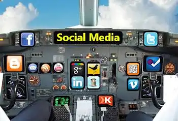 Aviakompanijos socialiniuose tinkluose