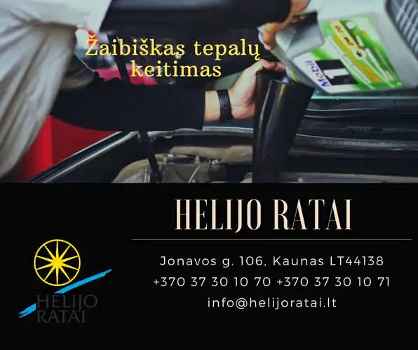 Helijo ratai: kokie tepalai pilami į Jūsų automobilį?