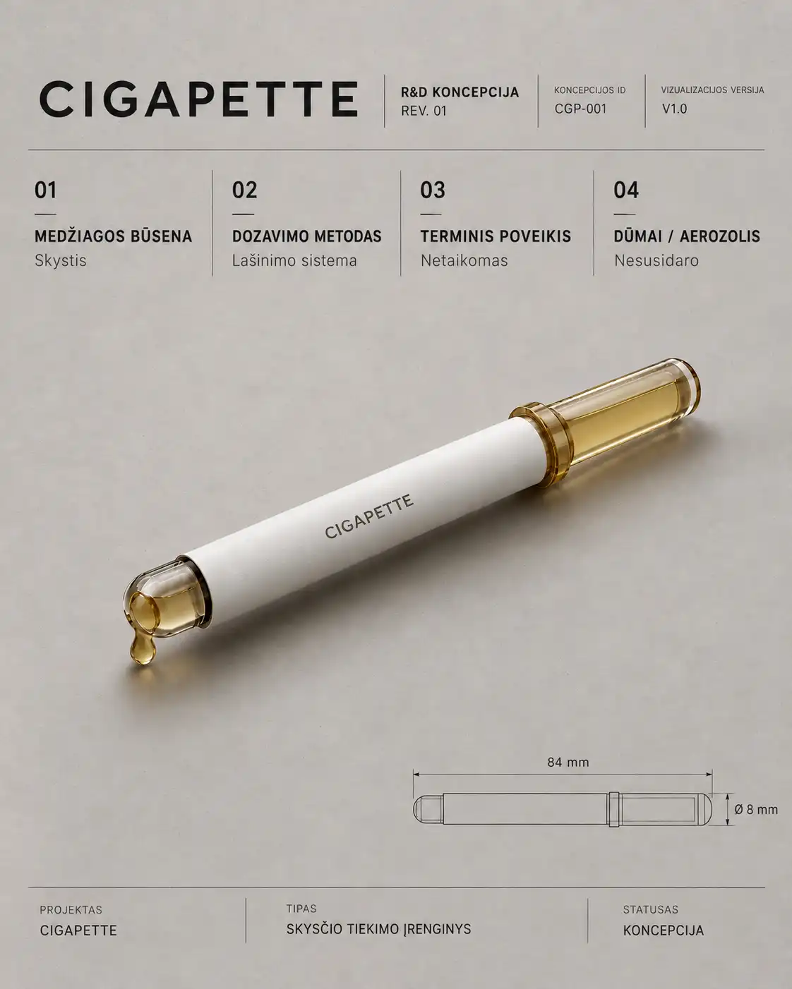 Susipažinkite su „Cigapette“ ir išsakykite savo nuomonę.