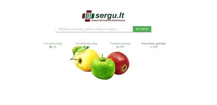 Išankstinio registravimosi pas gydytoją sistemos www.sergu.lt vertinimas vartotojų akimis.