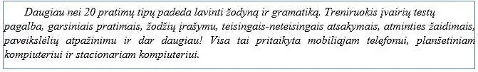 6. Išskirkite tris svarbiausius teiginius iš pateikto teksto „coLanguage“ startuolio tinklalapio  puslapyje: