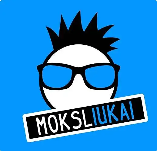 Kokias asociacijas Jums sukelia „Moksliukų“ logotipas, net jei nesate jo matę anksčiau?