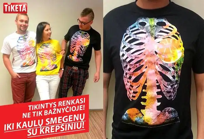 Naujos kolekcijos TIKETA marškinėliai