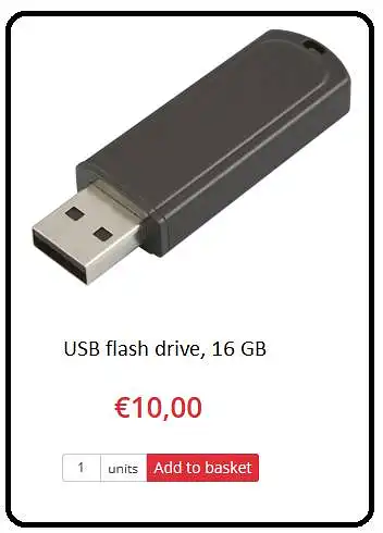 5.	Įsivaizduokite, kad naršote internetinėje parduotuvėje ir pastebite žemiau pateiktą USB raktą (atmintuką). Įvertinkite su šiuo atmintuku susijusius teiginius (kur 1 – visiškai nesutinku, 7- visiškai sutinku)