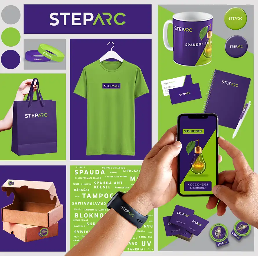 7. Kaip vertinate „StepArc“ vizualinį identitetą kaip prekės ženklo įvaizdžio formavimo dalį?