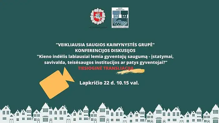 "Veikliausios saugios kaimynystės grupės" konferencija