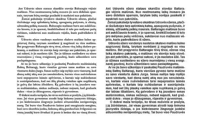 Kuris iš duotų šriftų yra lengviau įskaitomas?