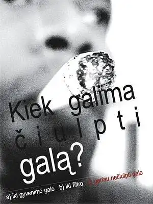 Rūkymo prevencijos galimybių VPU tyrimas