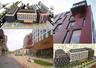 5. Įvertinkite daugiafunkcinio centro architektūrinę raišką balais nuo 1 iki 10. ( 10balų - labai patinka,  1 balas - visiškai nepatinka)