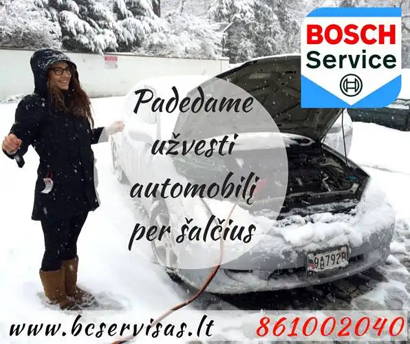 Autoservisas BOSCH Vilniuje (J. Kubiliaus g. 16) klausia: kokios autoserviso paslaugos jums svarbiausios?