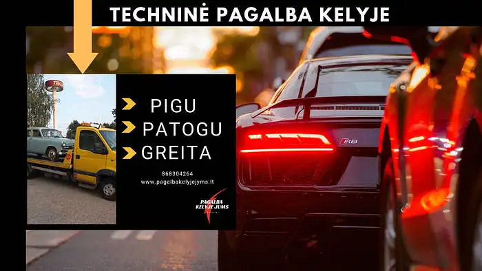 Pagalba kelyje jums teiraujasi: Ar esate sugedę kelyje?