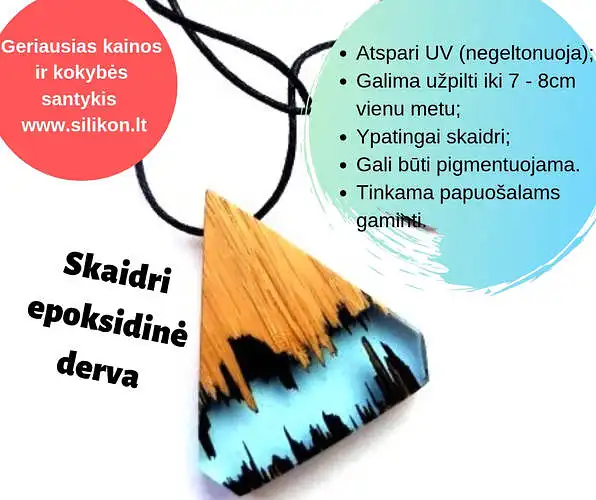 Silikon.lt klausia: ar žinote kas yra skaidri epoksidinė derva ir kam ji naudojama?