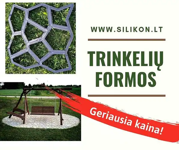 Silikon.lt teiraujasi: ar naudojate trinkelių formas betonui lieti?