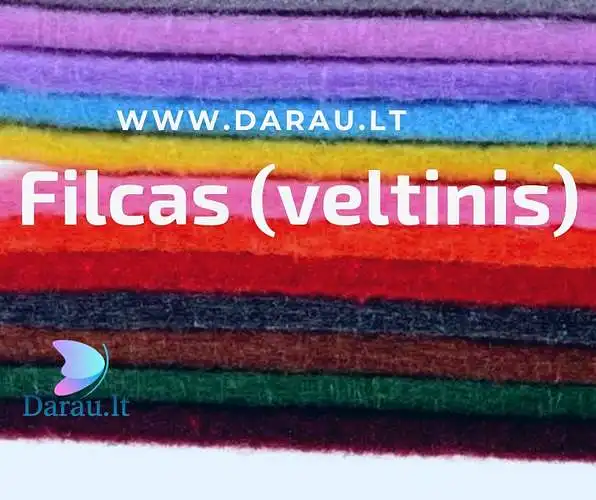 Darau.lt teiraujasi: ar naudojate filcą (veltinį, fetrą) rankdarbiams?