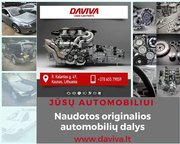 DAVIVA: Vartotojų poreikiai automobilių dalių rinkoje