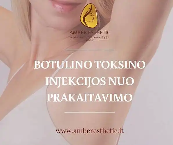 ,,Amber Esthetic" klinika klausia: ar esate išbandę gausaus prakaitavimo gydymą botulino injekcijomis?