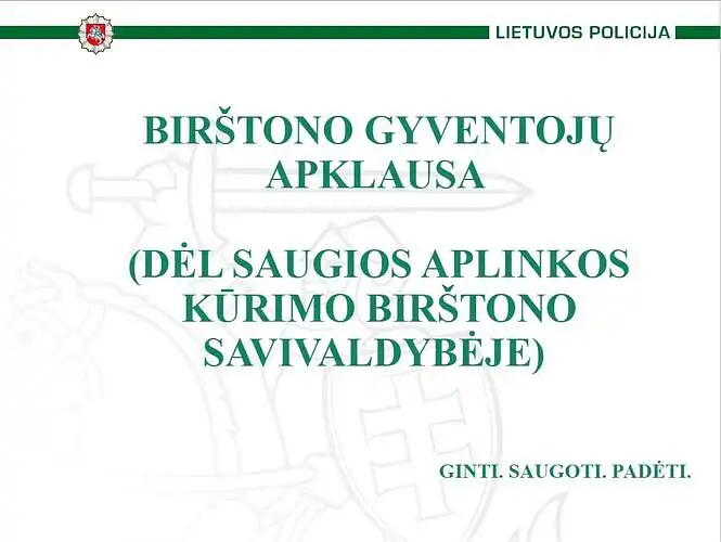 Birštono savivaldybės gyventojų apklausa