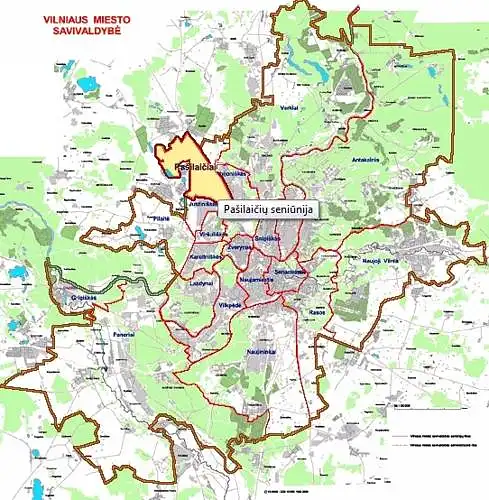 Gyvenantiems Vilniuje: nurodykite mikrorajoną, kuriame gyvenate (žr. pav. žemiau):