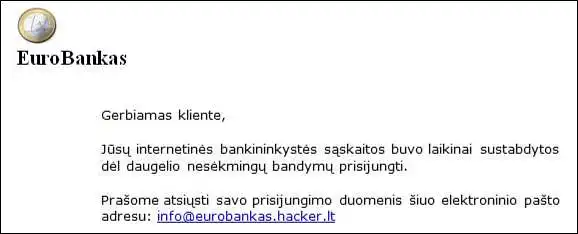 26. Kaip derėtų elgtis atvėrus tokio turinio el. laišką?