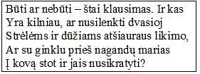 35. Iš kurio kūrinio pateikta ištrauka? Kas šio kūrinio autorius?