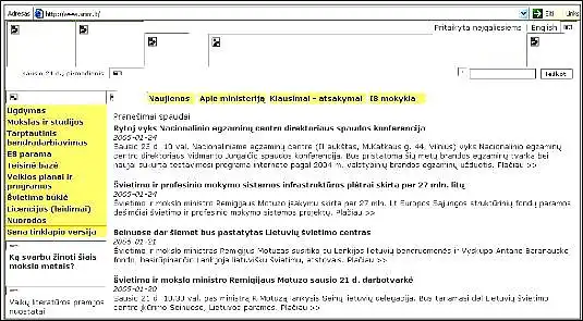 28. Atsisiuntėme tinklapį. Kurie teiginiai teisingai apibūdina šio tinklapio paveiksliukus?