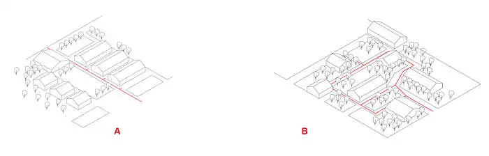 15. Kuris iš pateiktų architektūrinių schemų Jums patrauklesnė? 