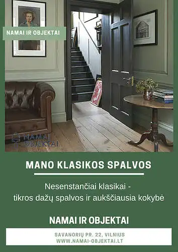 Dažai ir spalvos – kaip išsirenkate spalvas savo namams?