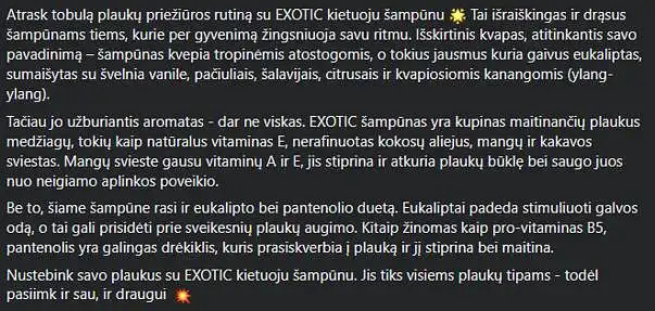 Perskaitykite įrašą ir pažymėkite, į ką labiausiai atkreipėte dėmesį. (Galimi keli variantai)