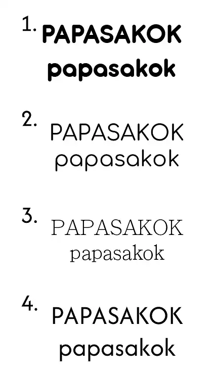 9.Kuris šriftas, iš pateiktų, jums atrodo patraukliausias ?