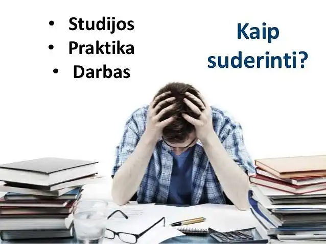 Dirbančių ir nedirbančių studentų situacijos analizė