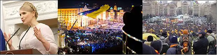 8. Kuri Ukrainos politikė pavaizduota nuotraukoje? Kokiu specifiniu terminu įvardyjami 2013 m. lapkričio pabaigoje prasidėję masiniai protestai Ukrainoje susiję su ES asociacijos sutarties pasirašymo nutraukimu, korupcija ir nedarbo problemomis ir eurointegracija? Kokiu specifiniu terminu įvardijami masiniai protestai kilę Ukrainoje 2004 m., kuriuos sukėlė V. Juščenka, kaltindamas centrinę rinkimų komisiją balsų falsifikacija?