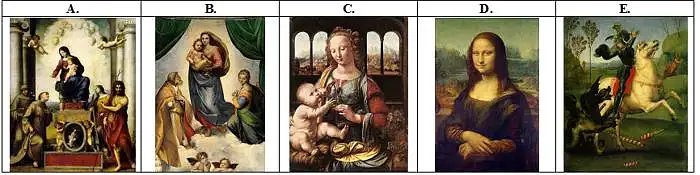 13. Kurį paveikslą nutapė Rafaelis?
