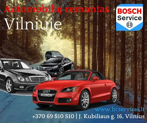 Automobilių servisas Vilniuje BOSCH klausia: ar pasitikite naudotomis autodalimis?
