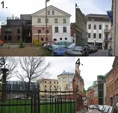 23. Kuris naujos architektūros Kauno senamiestyje pavyzdys Jums labiausiai priimtinas?