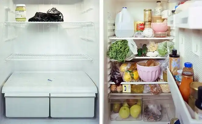 Ar Jūsų šaldytuve laikomos maisto prekės yra: