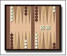 40. Žaidžiant šį žaidimą (nardus) abu lošimo kauliukai atsivertė ant 5. Per kiek laukelių iš viso galima pastumti šaškes?