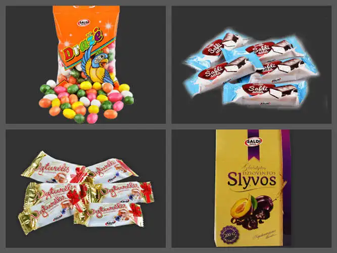 6. Kokius UAB „Saldi sala“ saldainius dažniausiai perkate? (Plaktinius, vaflinius, glaistytus vaisius, dražė, marmeladus ar pan.)