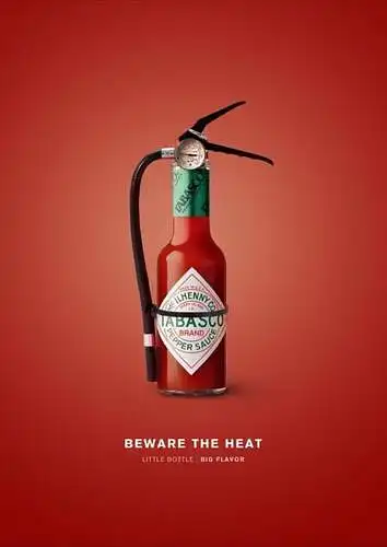 Kaip manote, ar šioje reklamoje raudona spalva dera su bendra reklamos ar produkto žinute/tema?